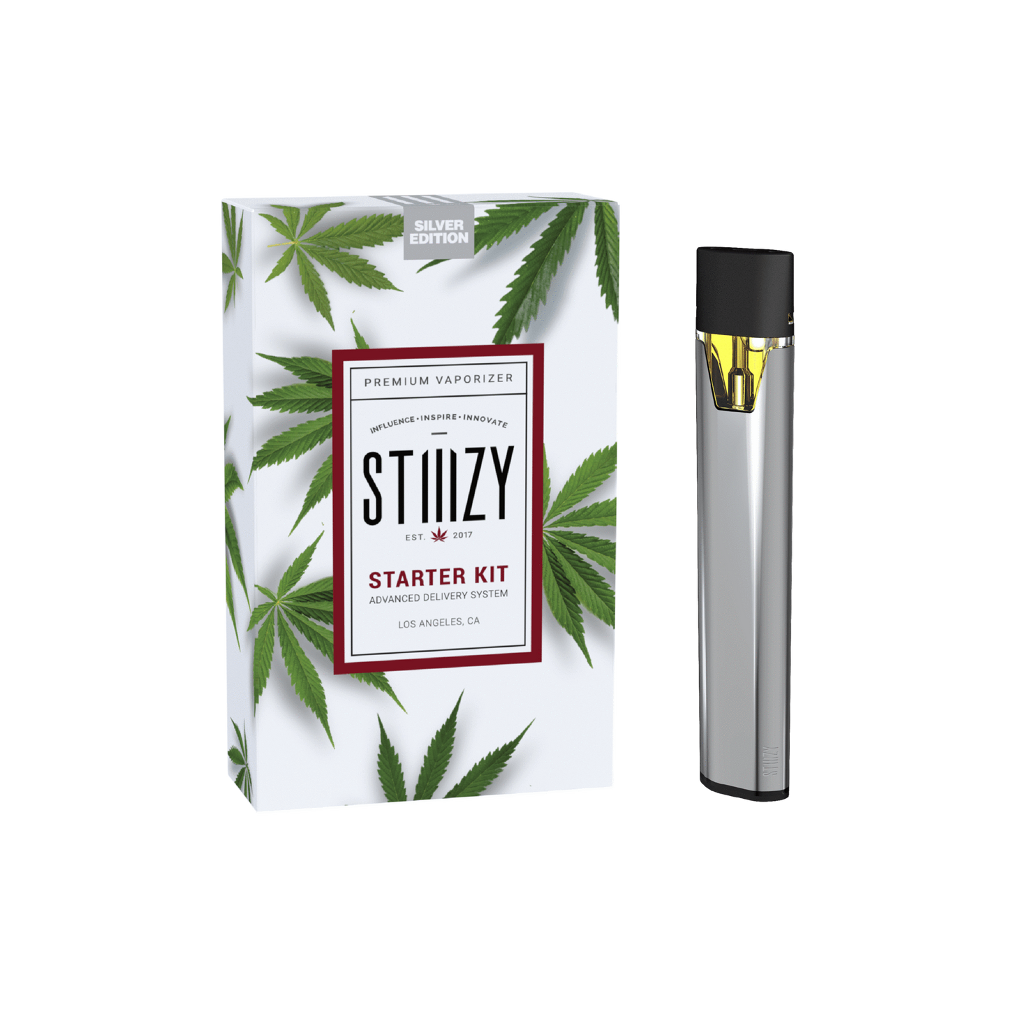 STIIIZY BATTERY STARTER KIT Silver