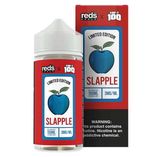 7 Daze Reds X Keep It 100 Slapple E-Liquid 100mL 3mg