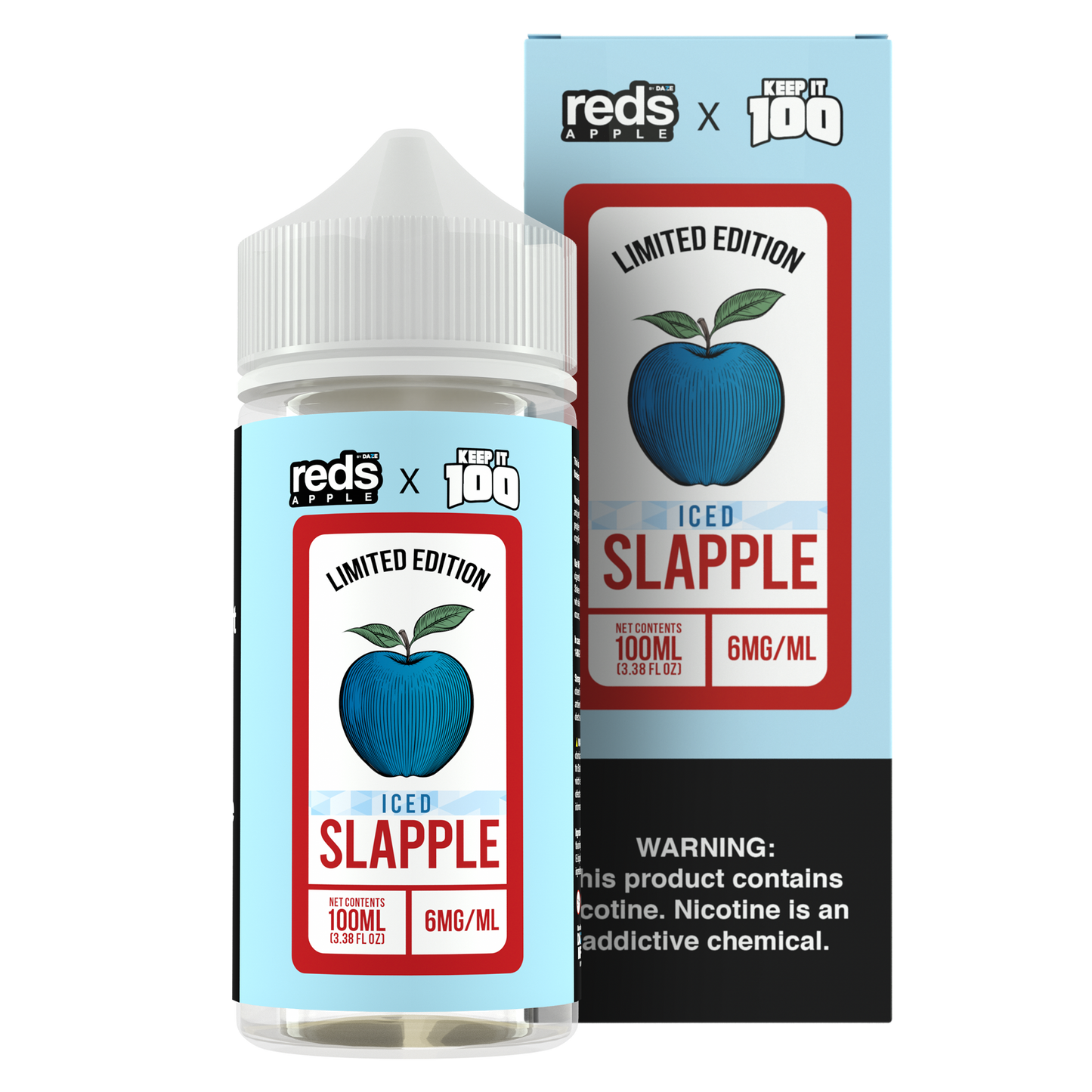 7 Daze Reds X Keep It 100 Slapple Iced E-Liquid 100mL 6mg