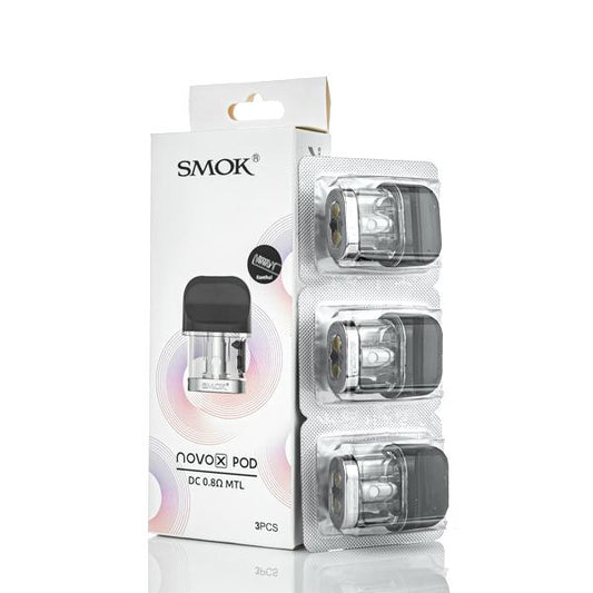 SMOK Novo X Replacement Pods (3 Pack) Dc 0.8ohm MTL