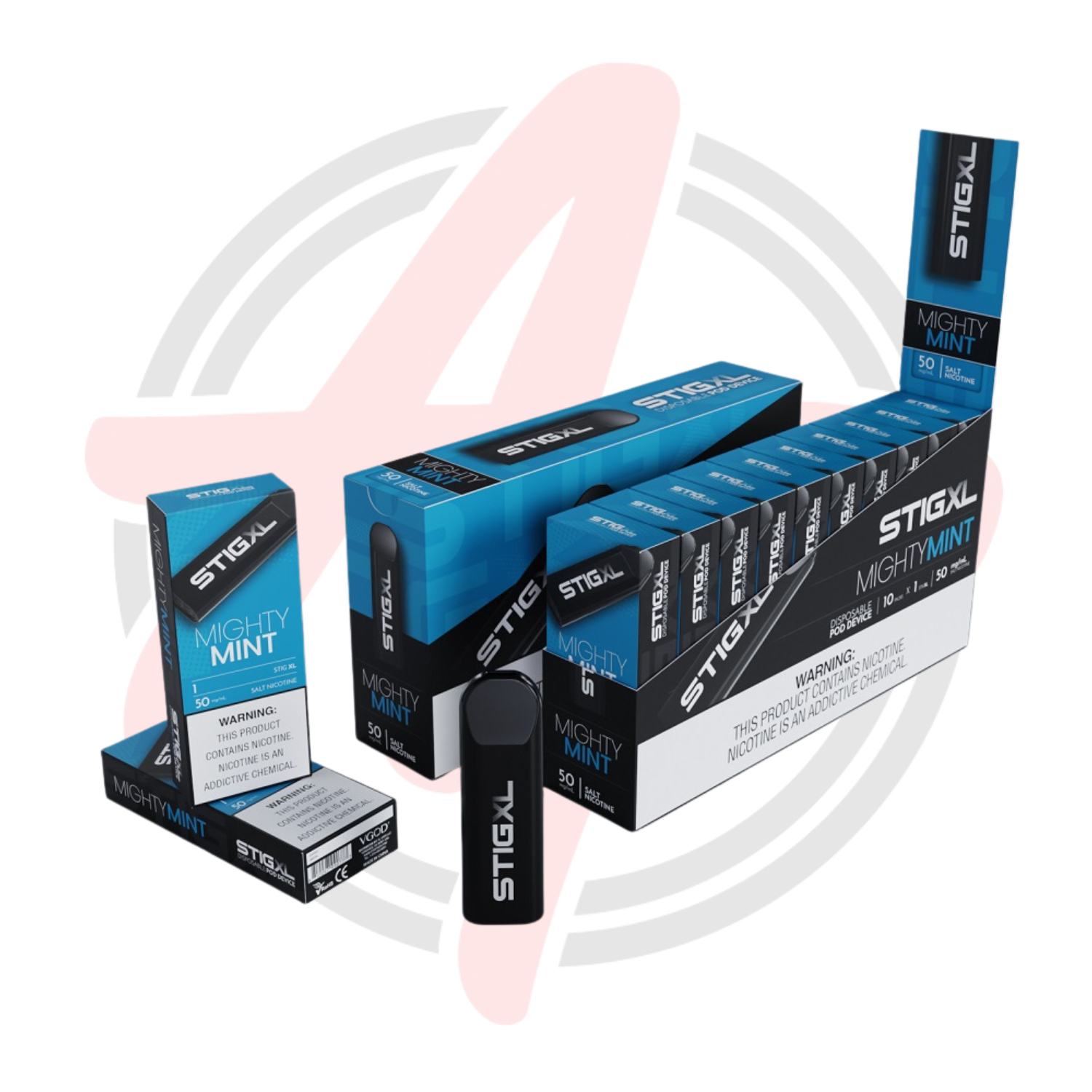 Vgod Stig XL 700 Puff Disposable Vape Device Mighty Mint