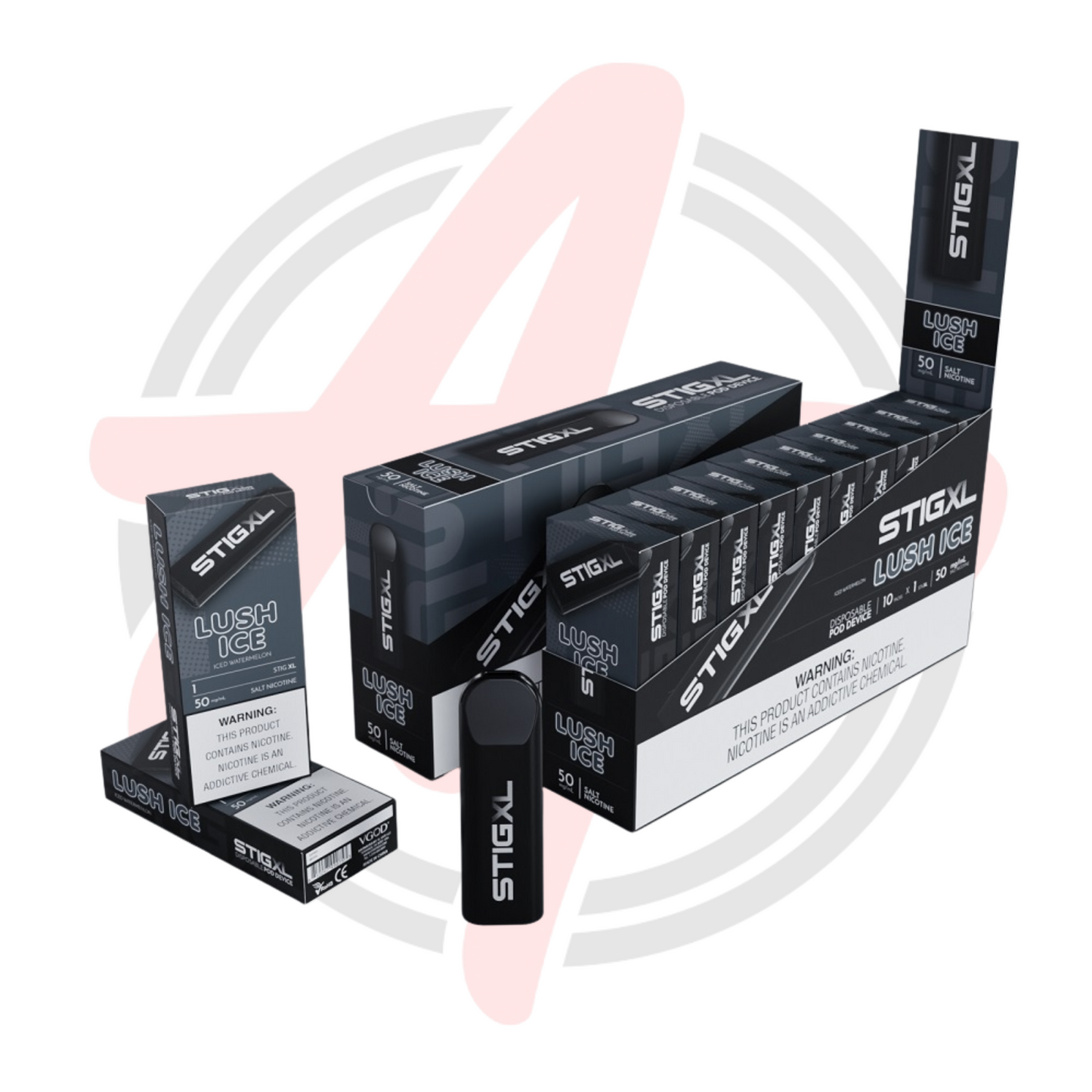 Vgod Stig XL 700 Puff Disposable Vape Device Lush Ice