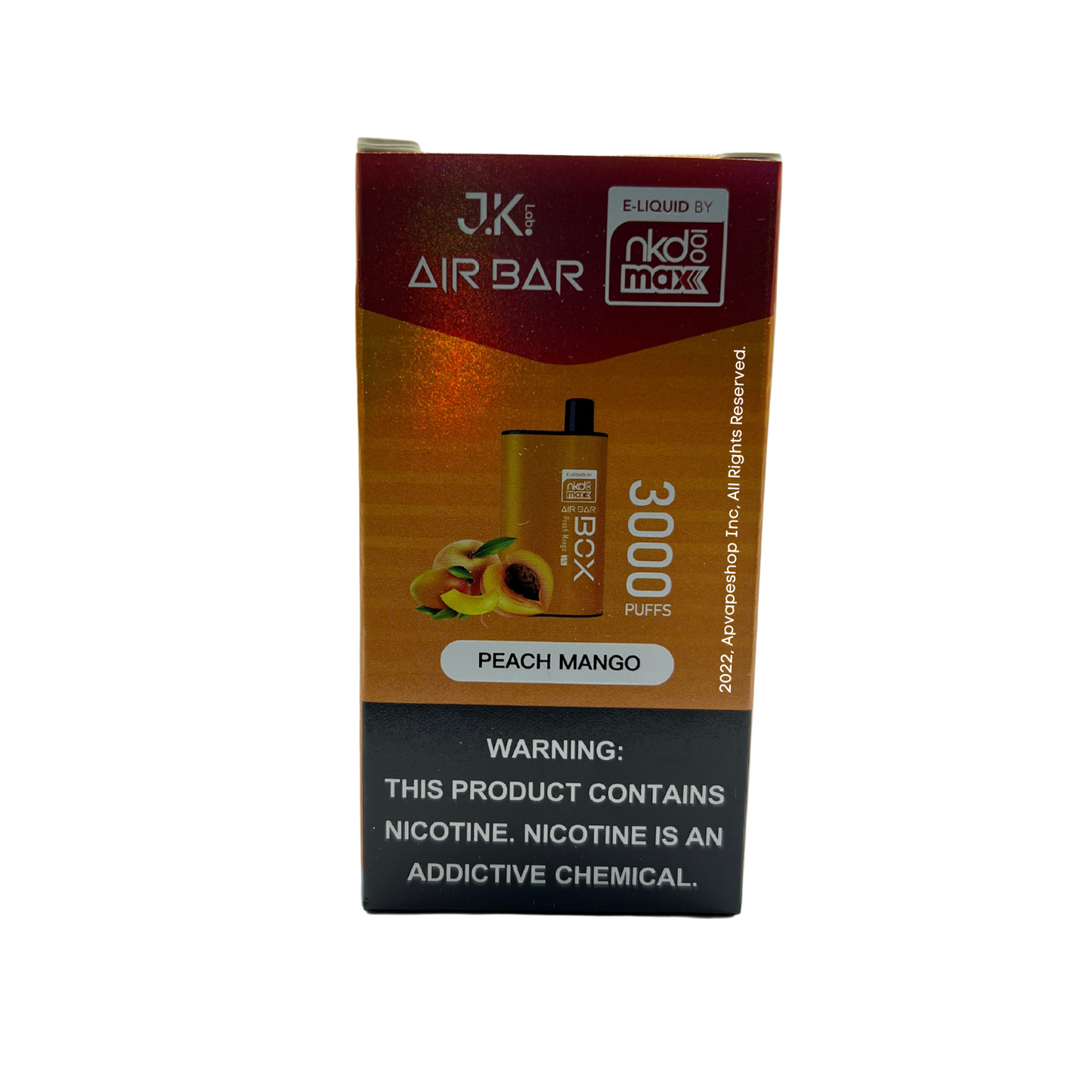 Air Bar Box & NKD 100 Max 3000 Puffs Disposable Vape
