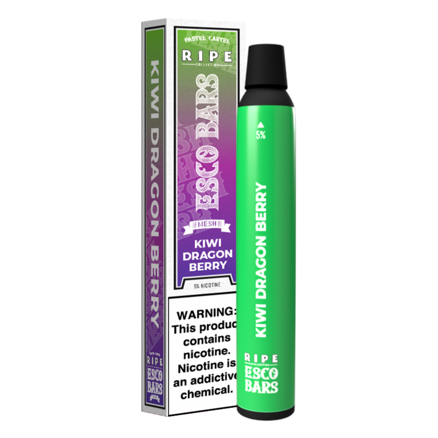 Esco Bars Ripe 2500 Puffs Disposable Vape Device Kiwi Dragon Berry