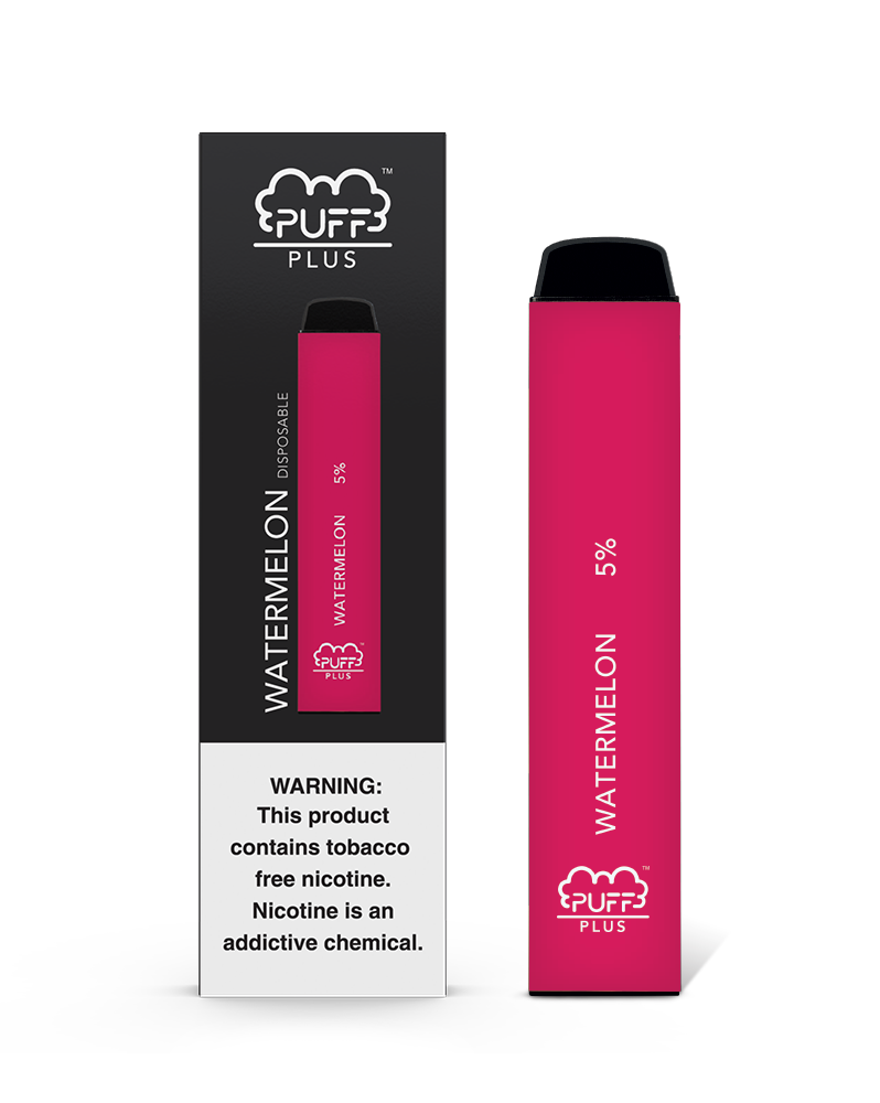 Puff Plus 800 Puffs Disposable Vape Device Watermelon