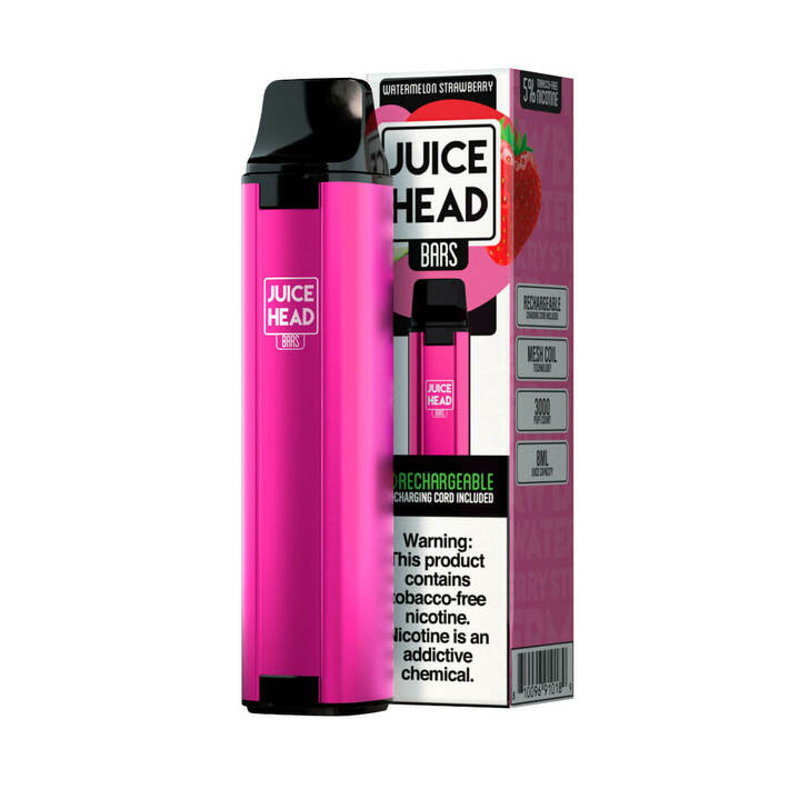 Juice Head Bars 3000 Puffs Disposable Vape Watermelon Strawberry