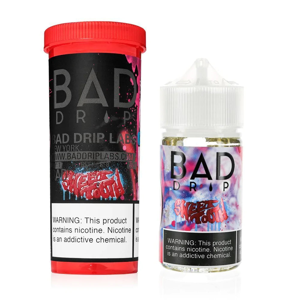 Sweet Tooth 60mL E-Liquid by Bad Drip Labs Vape Juice Apvs Sweet Tooth 60mL E-Liquid by Bad Drip Labs Vape Juice Apvs