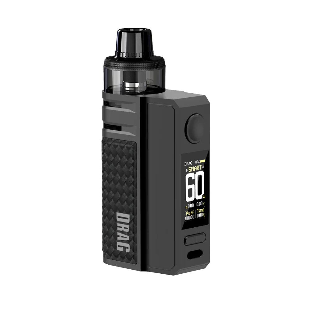 Voopoo Drag E60 Pod Mod System Starter Kit Carbon Fiber