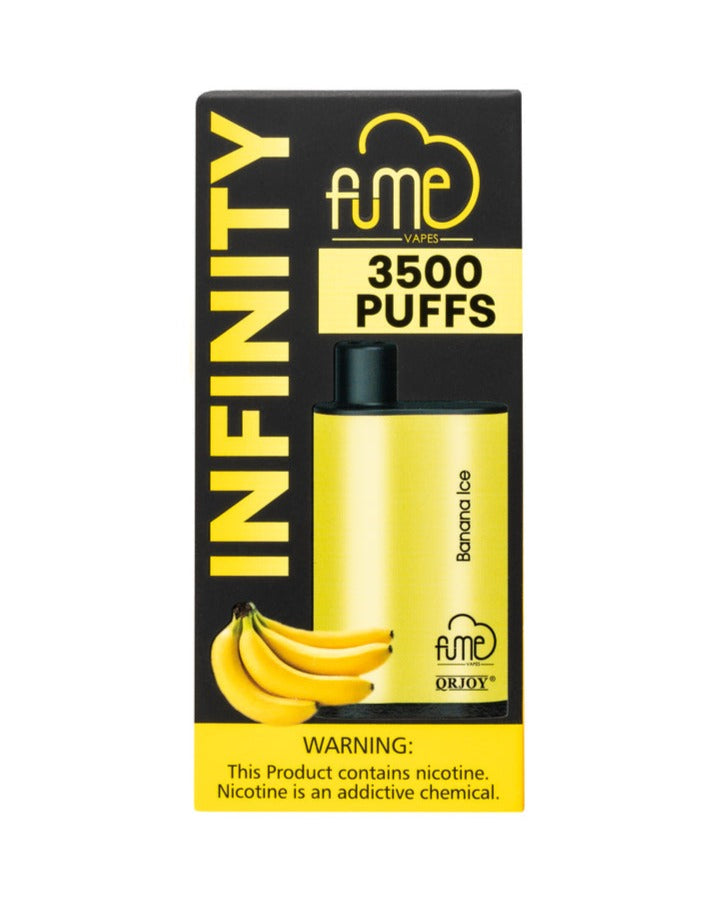 Fume Infinity 3500 Puffs Disposable Vape Device Banana Ice