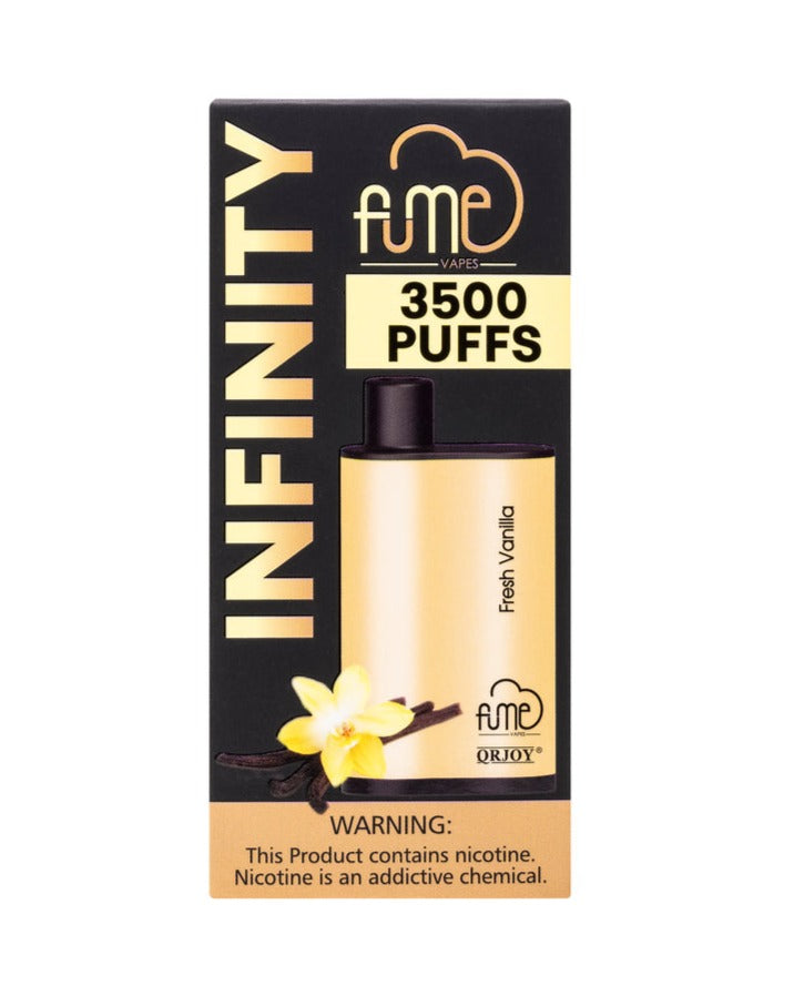 Fume Infinity 3500 Puffs Disposable Vape Device Fresh Vanilla