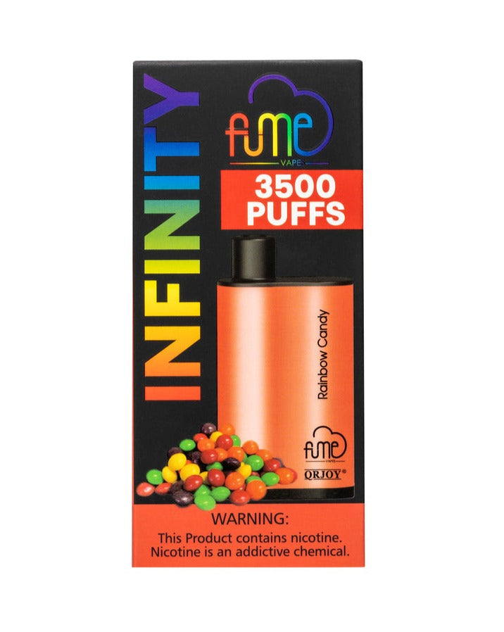 Fume Infinity 3500 Puffs Disposable Vape Device Rainbow Candy