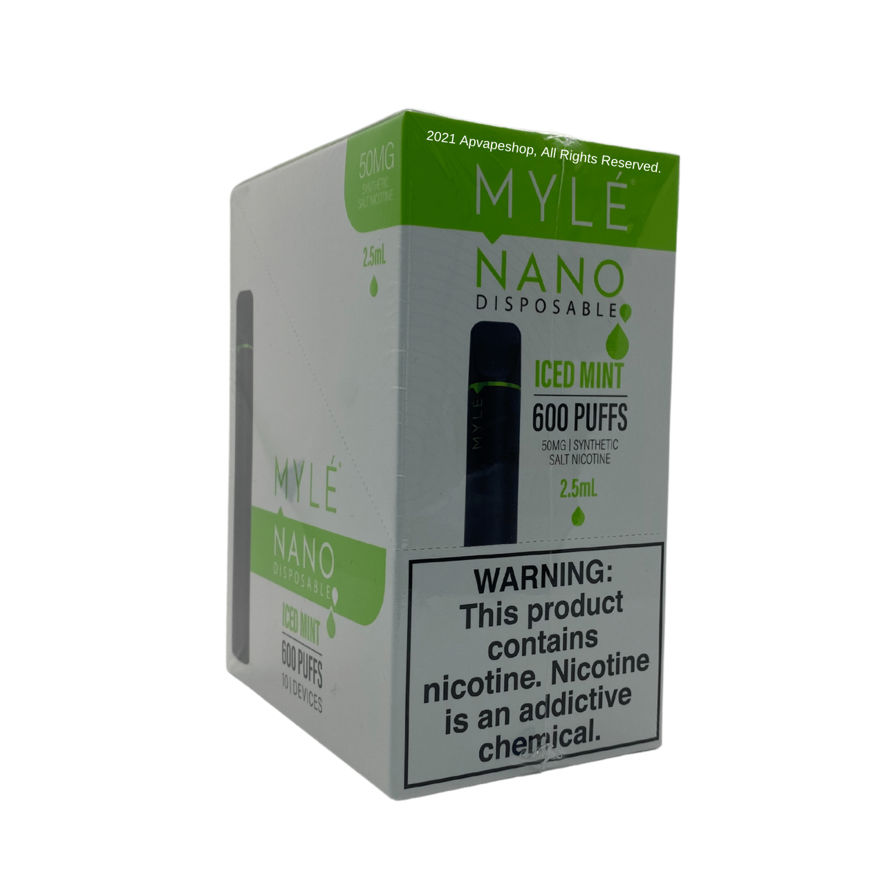 MYLE NANO DISPOSABLE VAPE DEVICE