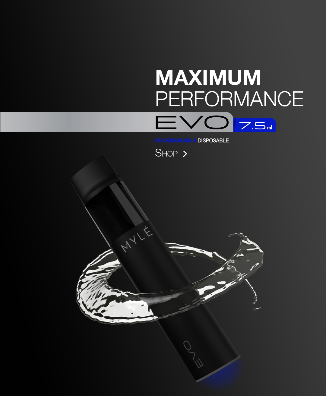 MYLE EVO 2500 PUFFS DISPOSABLE VAPE DEVICE
