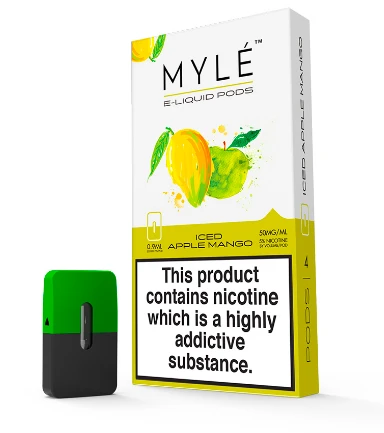 MYLE PODS V1 (4 POD PACK) Iced Apple Mango