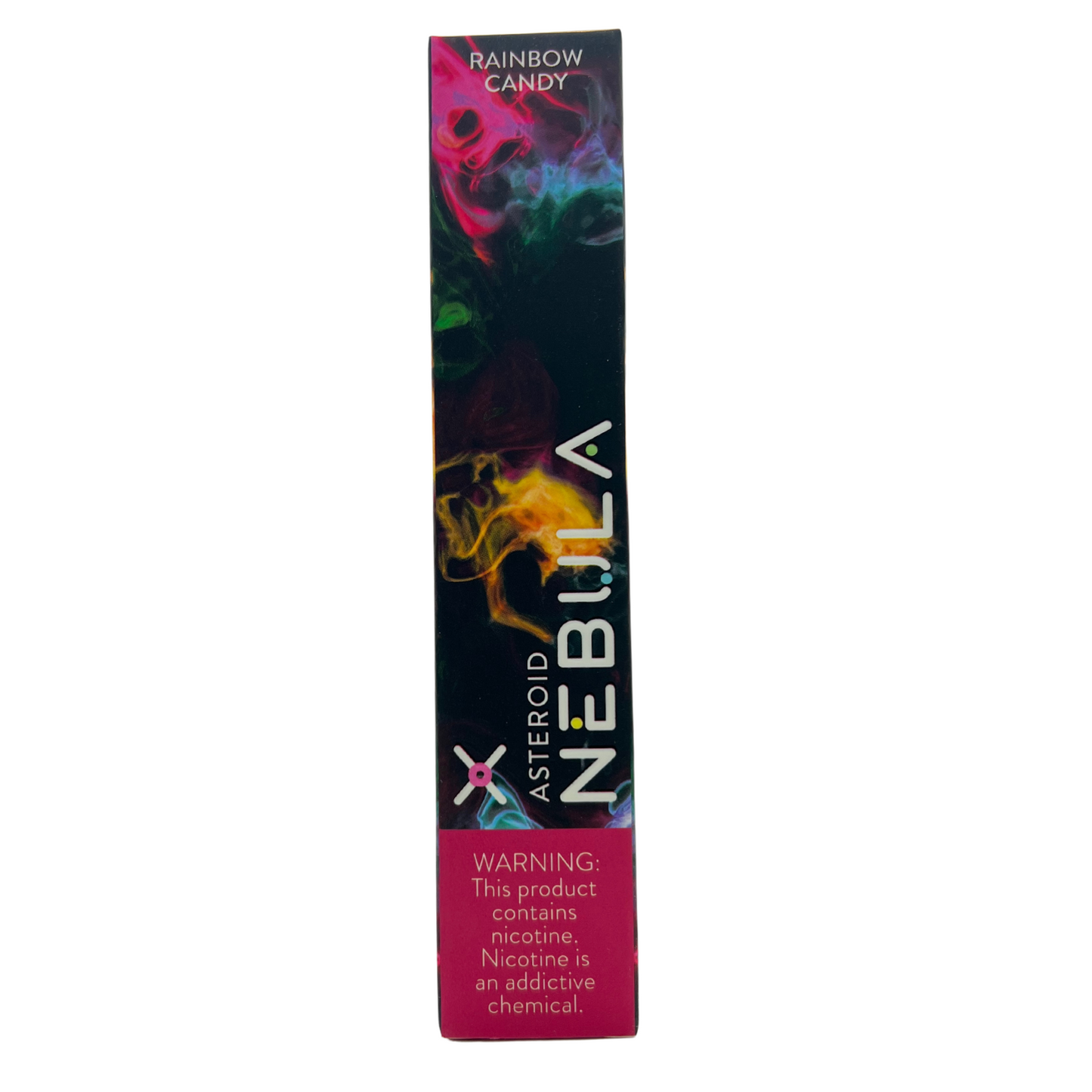 Nebula Asteroid 1800 Puffs Disposable Vape Device Rainbow Candy
