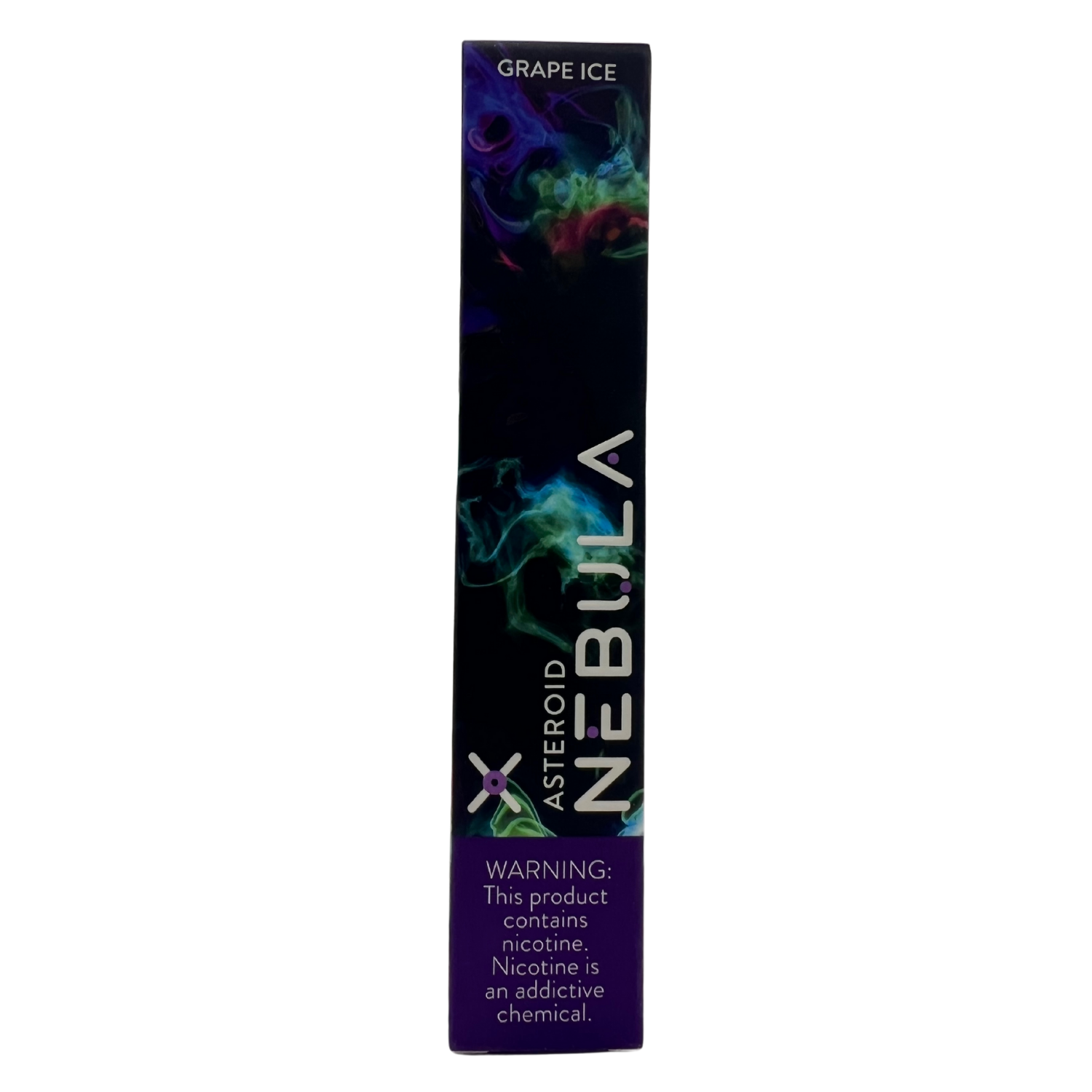 Nebula Asteroid 1800 Puffs Disposable Vape Device Grape Ice