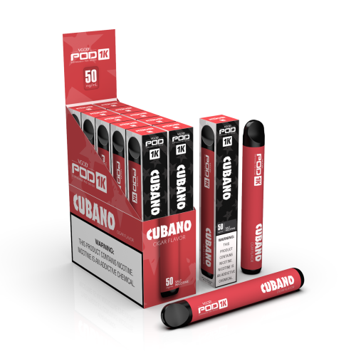 VGOD POD 1K PUFFS DISPOSABLE VAPE DEVICE Cubano