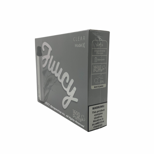 JUUCY Model X Vape 1600 Puffs Disposable Vape Clear