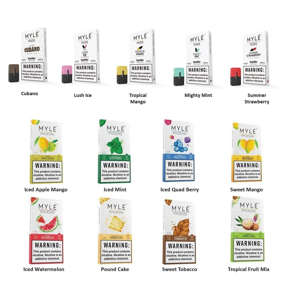MYLE PODS V1 (4 PACK) Best Flavors Apvs MYLE PODS V1 (4 PACK) Best Flavors Apvs