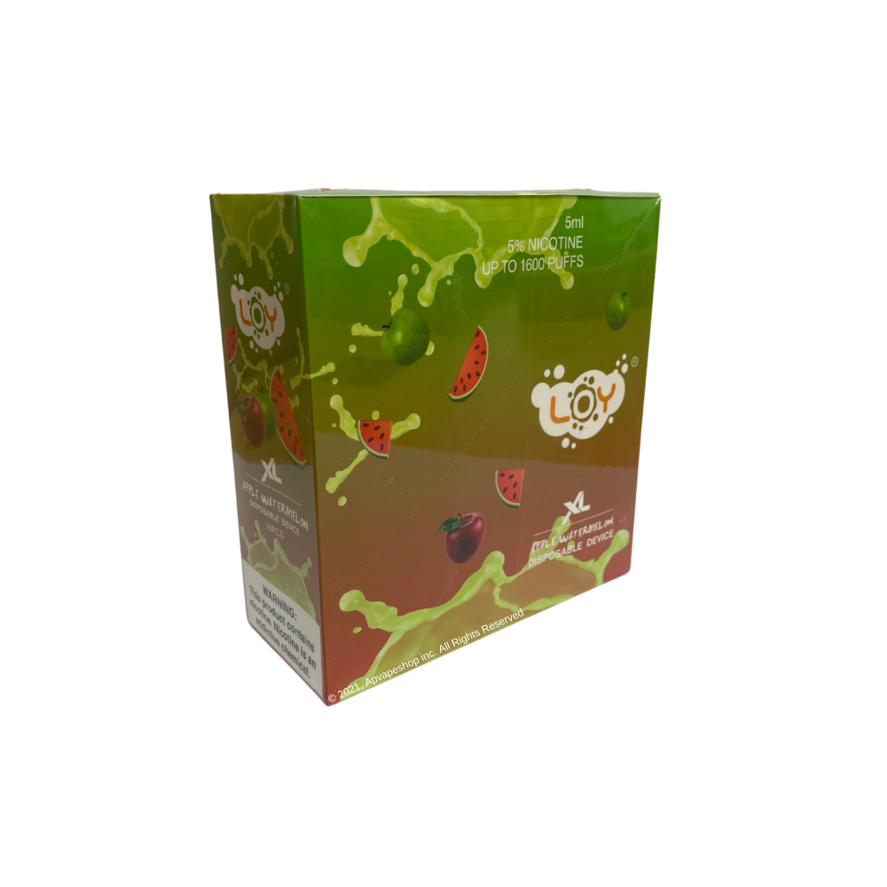 Loy XL 1500 Puffs Disposable Vape Device Apple watermelon