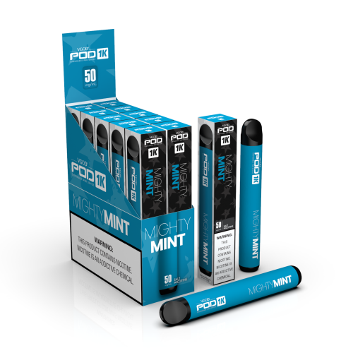 VGOD POD 1K PUFFS DISPOSABLE VAPE DEVICE Mighty Mint