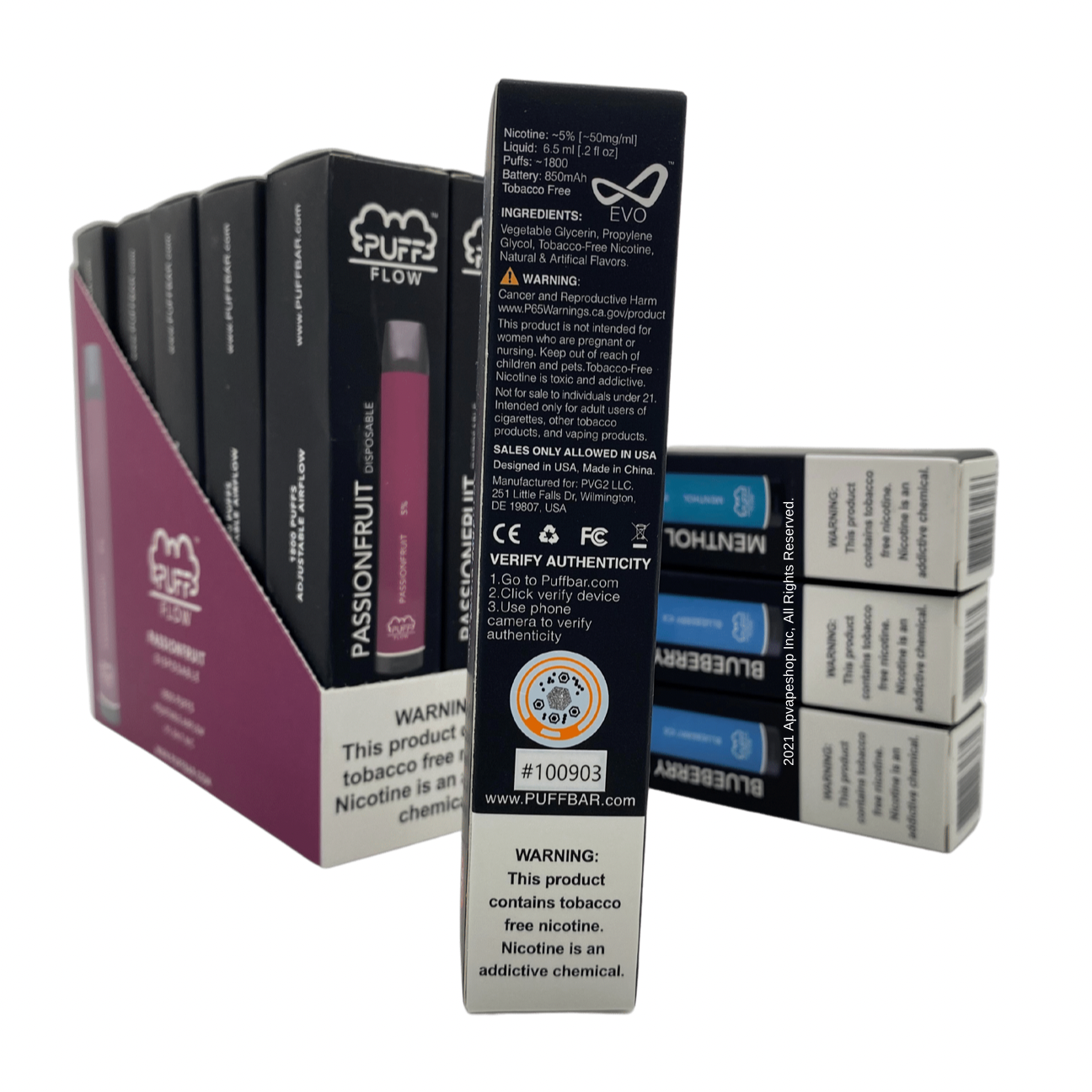 Puff Flow 1800 Puffs Disposable Vape Device