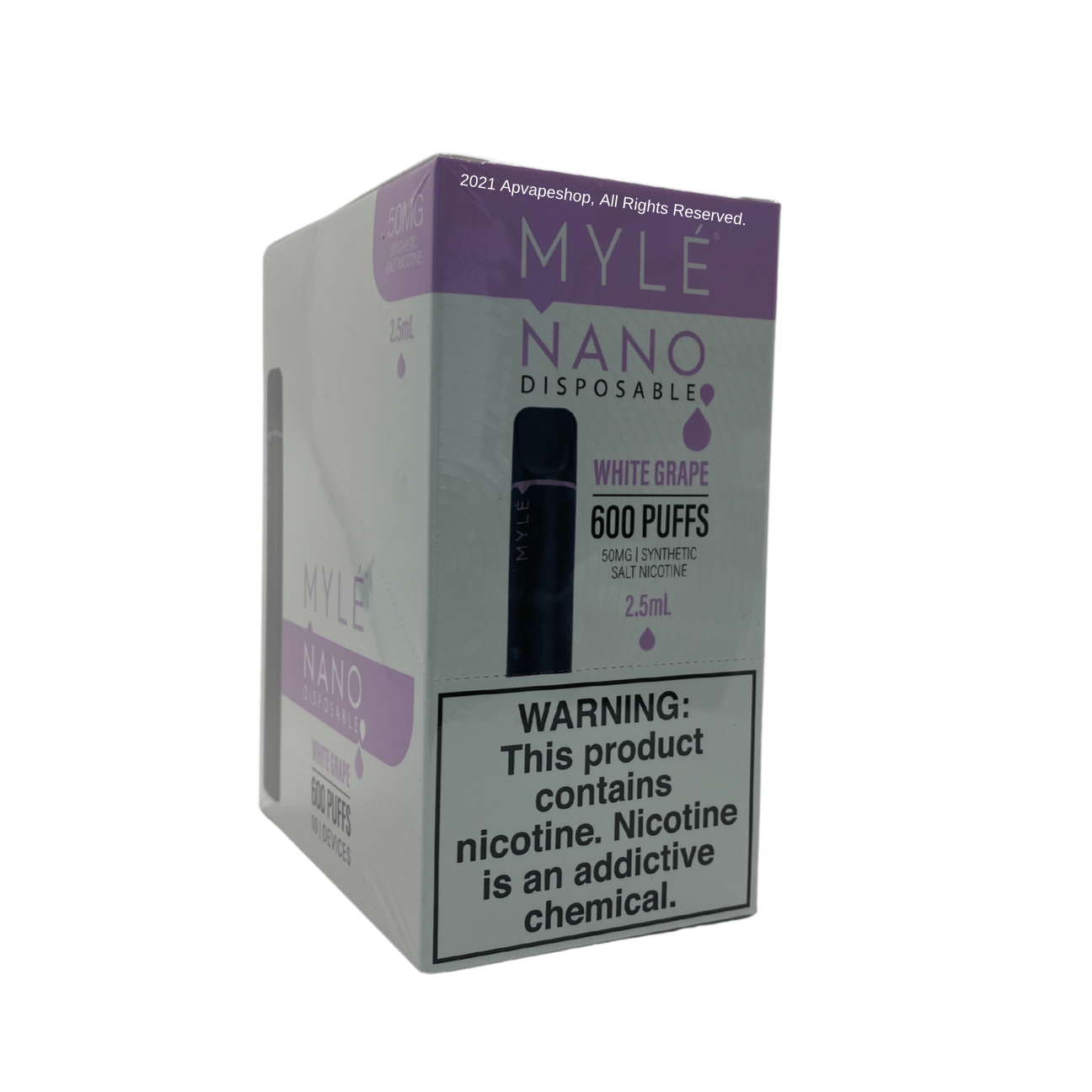 MYLE NANO DISPOSABLE VAPE DEVICE