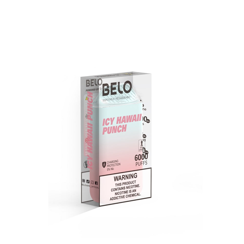 Lykcan Belo 6000 Puffs Disposable Vape Device Icy Hawaii Punch