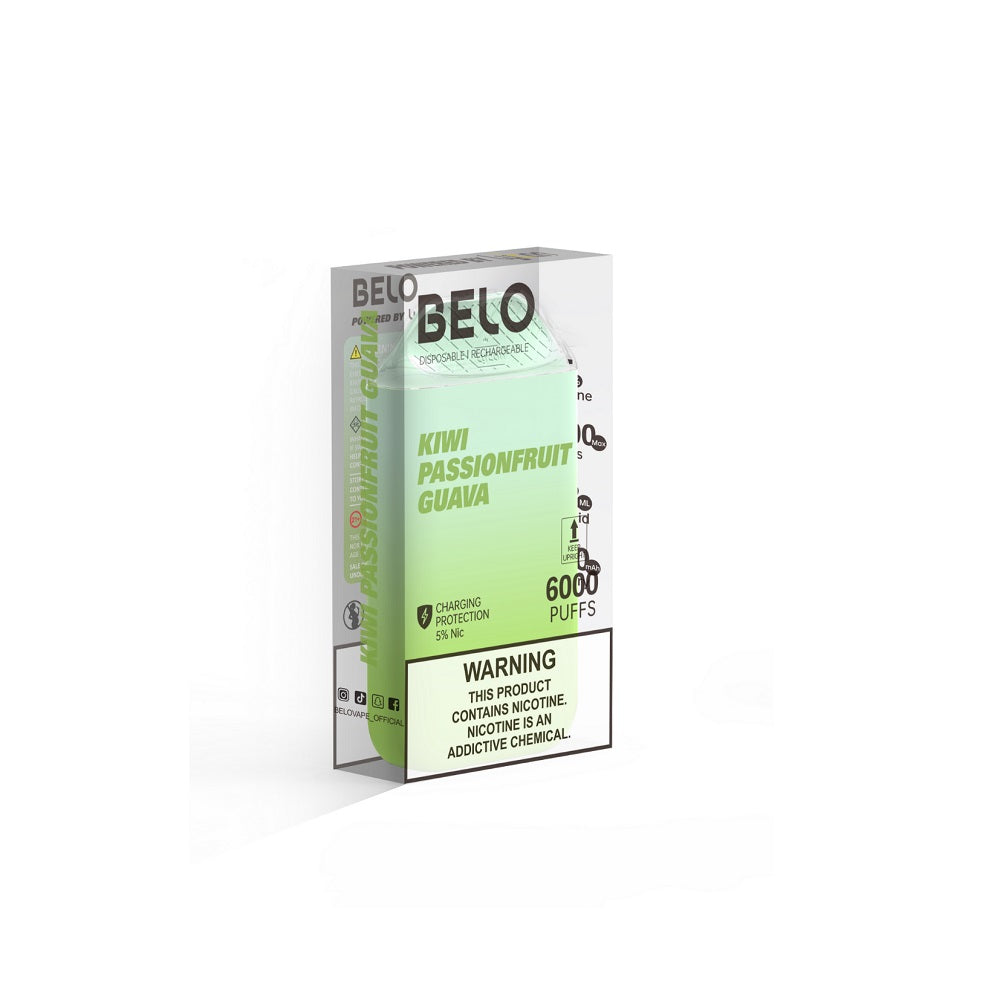 Lykcan Belo 6000 Puffs Disposable Vape Device Kiwi Passion Fruit Guava