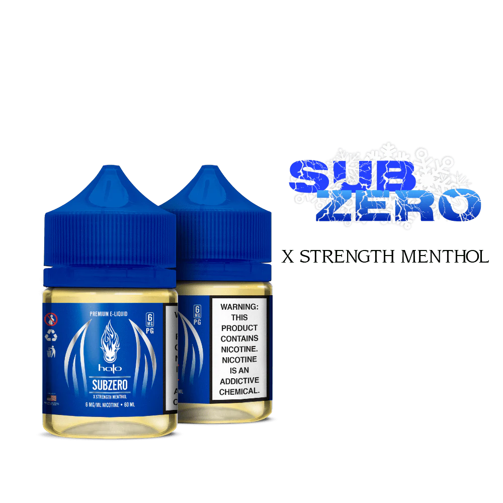 Halo SubZero X Strength Menthol E-Liquid 60ml