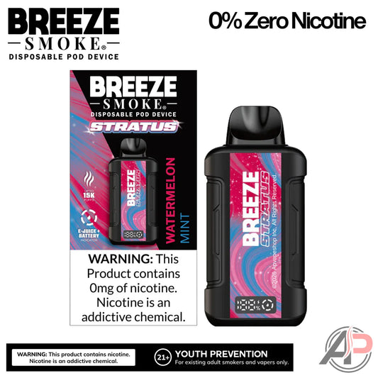 0% Nicotine, 100% Satisfaction: Exploring the Breeze Smoke Stratus 15K