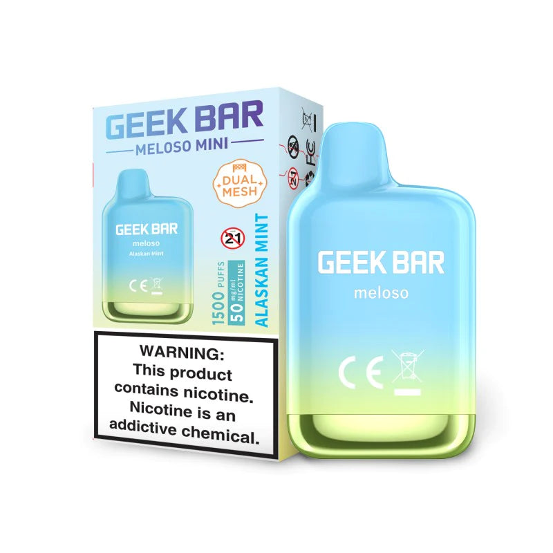 Geek Bar Meloso Mini 1500 Puff Disposable Vape Device Characteristics