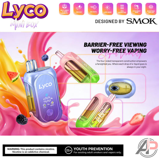 Vape Longer, Worry Less: Discover the Lyco Mini Box 50K
