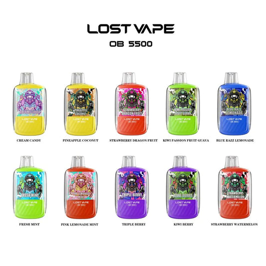 Lost Vape OB5500 Disposable Vape Device - Which Fruity Flavor to Choose?