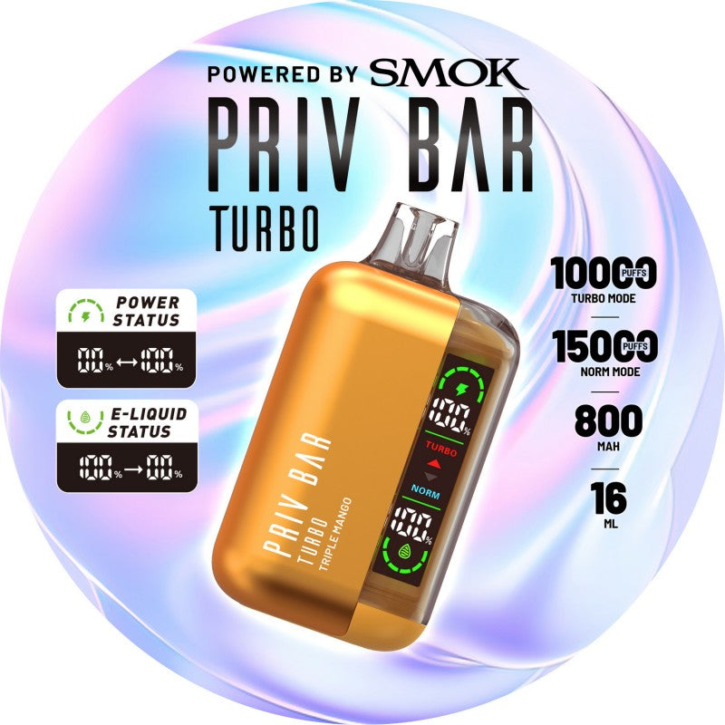 Puff Perfection: A Comprehensive Guide to the Smok Priv Bar Turbo 15000