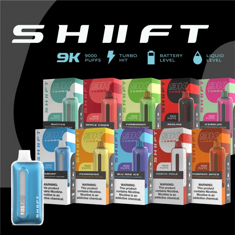 Elevate Your Vaping Game With Shiift Tiirbo 9000 Puff
