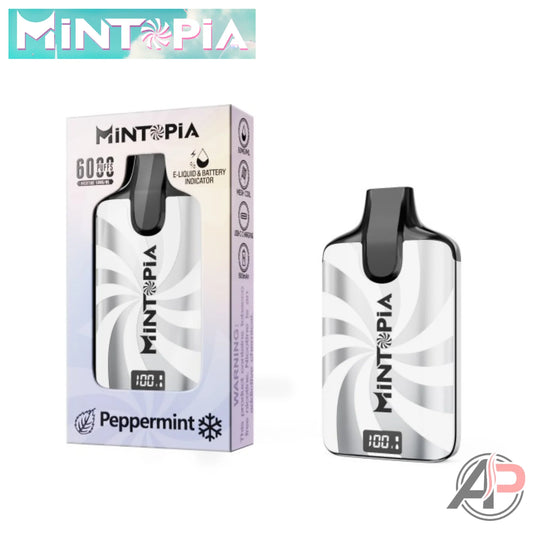 Characteristics of Mintopia 6000 Puff Disposable Vape Device