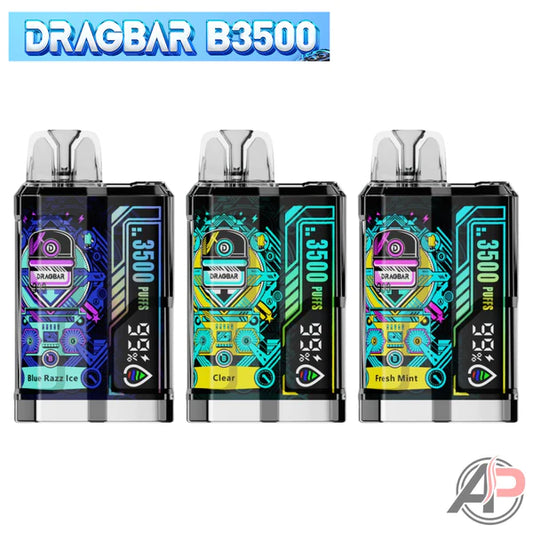 Characteristics of Dragbar B3500 Puff Disposable Vape Device