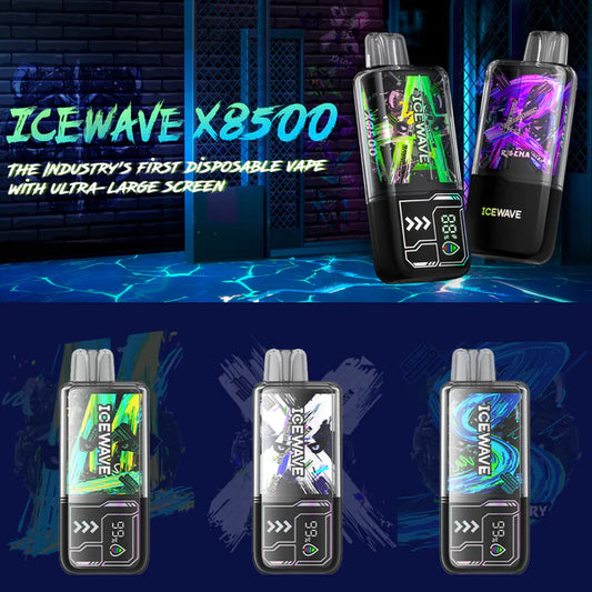 Icewave X8500 Puff Disposable Vape Device Flavor Selection