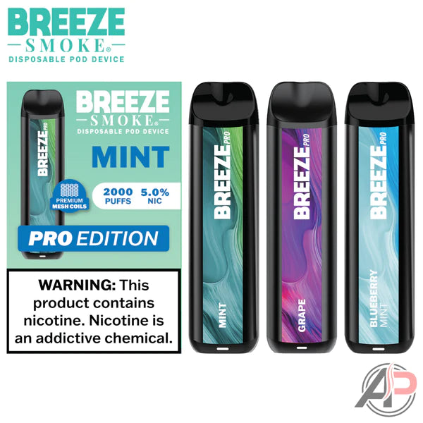 Guide to Breeze Smoke Pro Edition 2000 Puff Disposable Vape Device