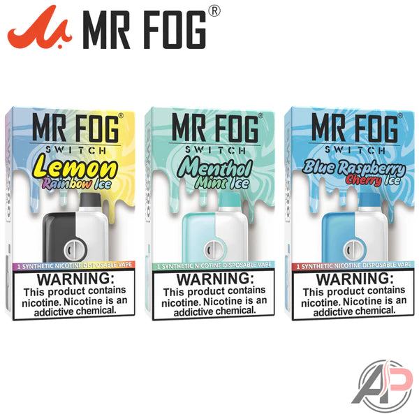 Mr Fog Switch 5500 Puff Disposable Vape - Guide to Aromas
