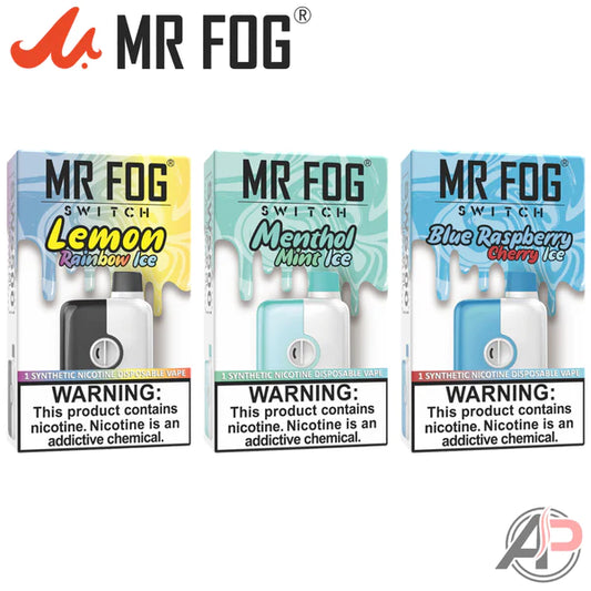 Mr Fog Switch 5500 Puff Disposable Vape - Guide to Aromas