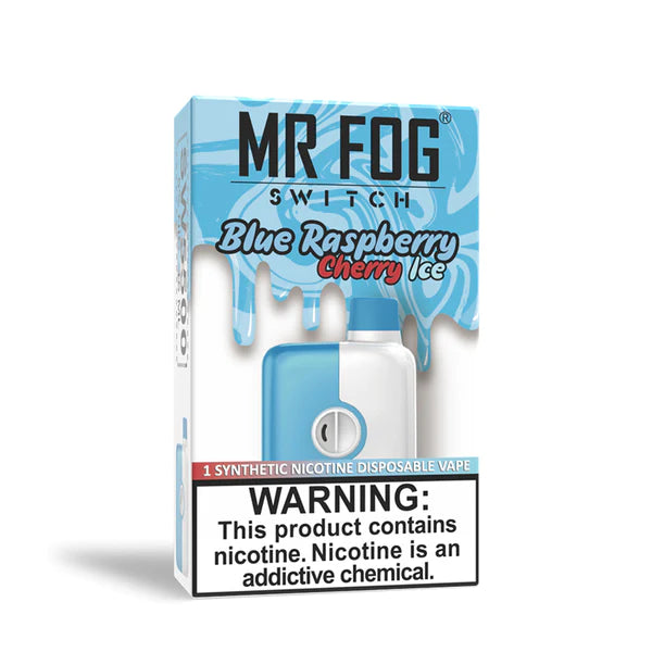 Mr Fog Switch 5500 Puff Disposable Vape Device Characteristics