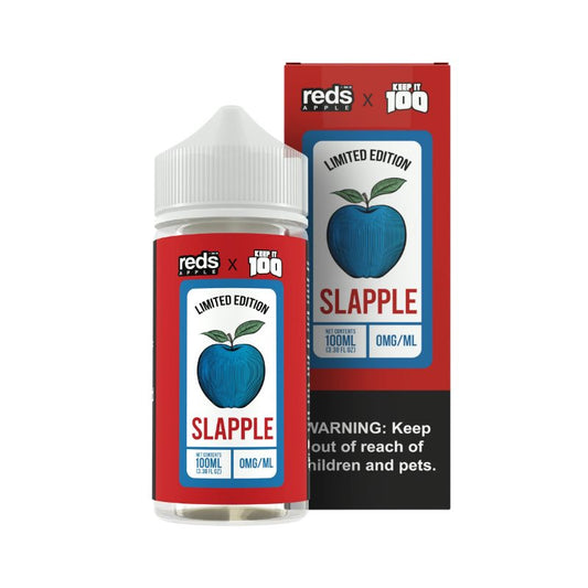 7 Daze Reds X Keep It 100 Slapple E-Liquid 100mL - Raspberries and Apples Splash