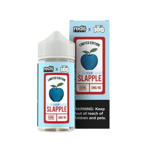 7 Daze Reds X Keep It 100 Slapple Iced E-Liquid 100mL - Icy Smooth Aroma