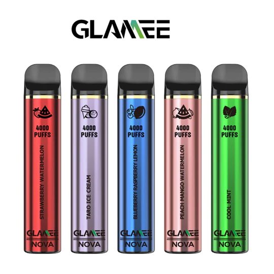 Which Flavors Glamee Nova 4000 Puffs Offers?