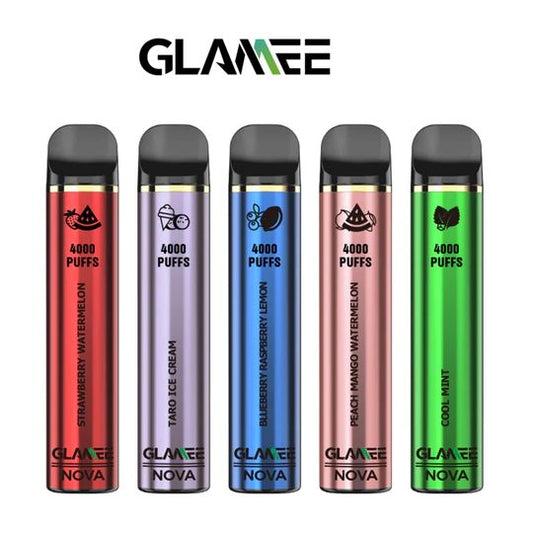 Which Flavors Glamee Nova 4000 Puffs Offers?