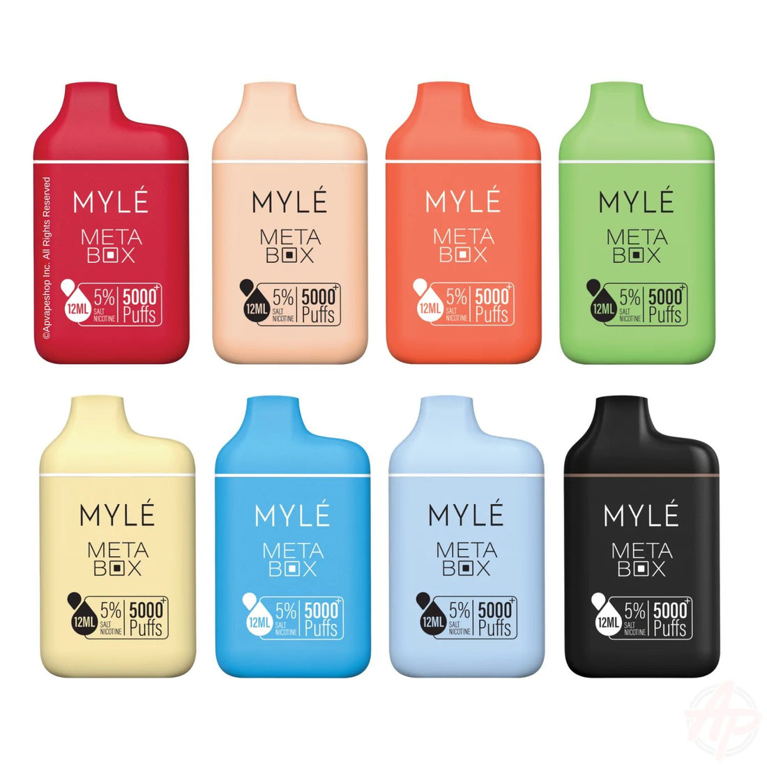 Myle Meta Box 5000 Puff Disposable Vape Characteristics
