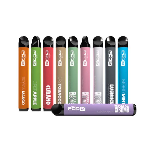 VGOD Pod 1K Disposable - Wide Selections of Flavors