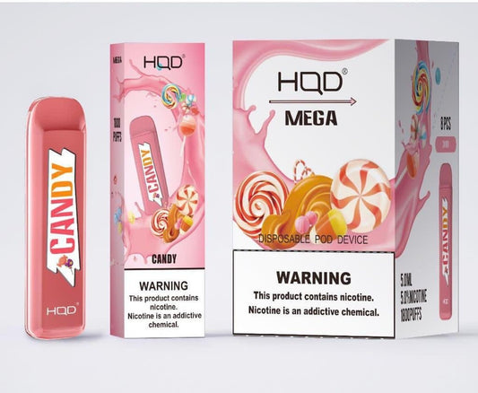 HQD Mega 1800 Puffs - a Mighty Disposable Vape Device